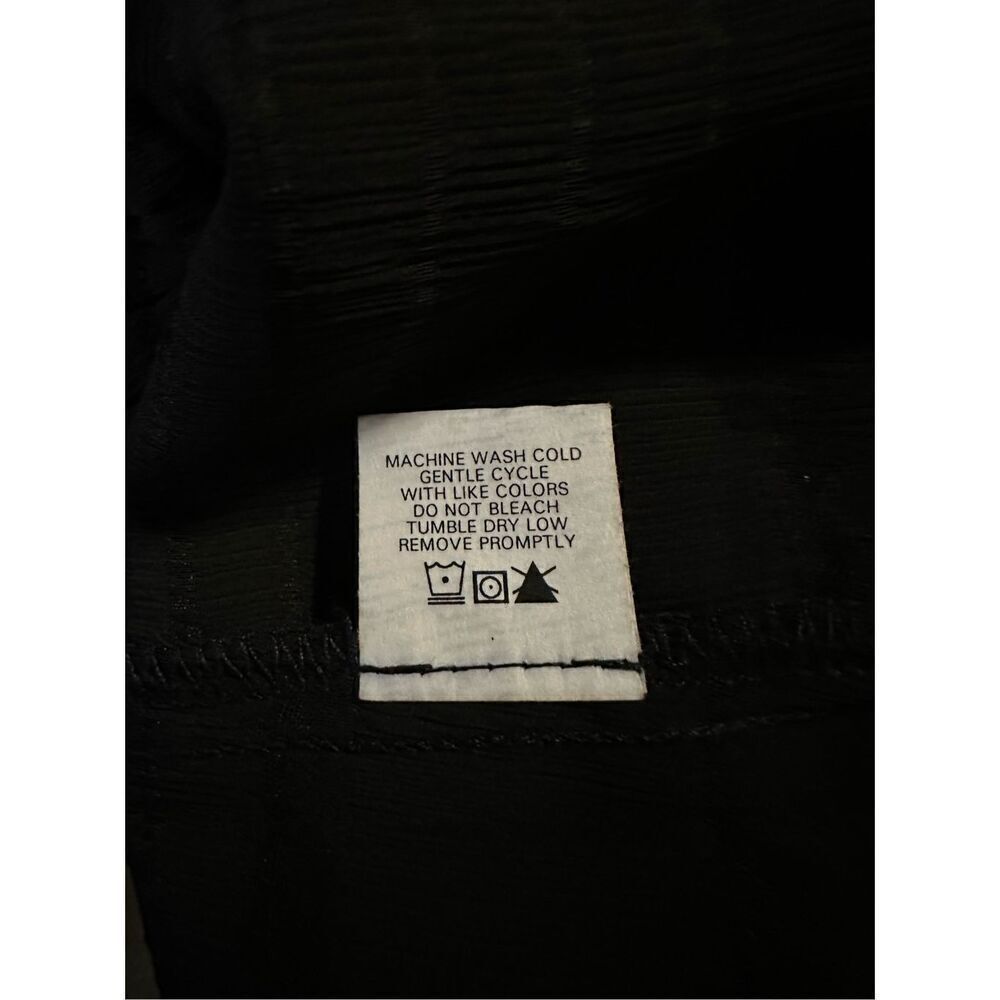 three eighty two Dara split sleeve black top NWT - image 5